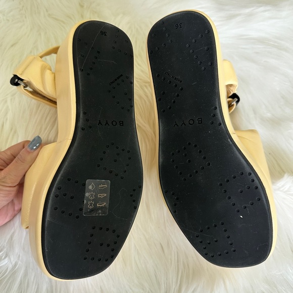 BOYY PUFFY PLATFORM LEATHER SANDALS - Picture 8 of 9